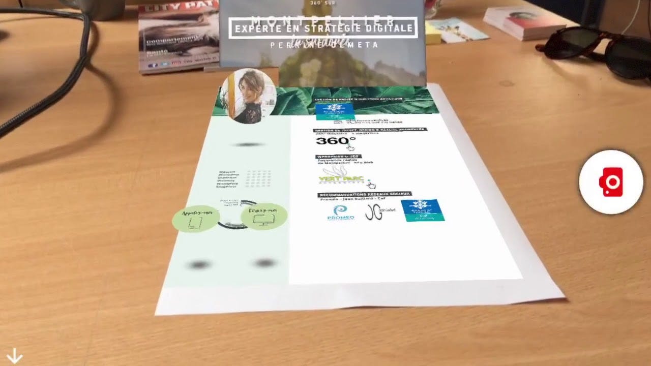 Esempio 2. di CV ricostruito in AR