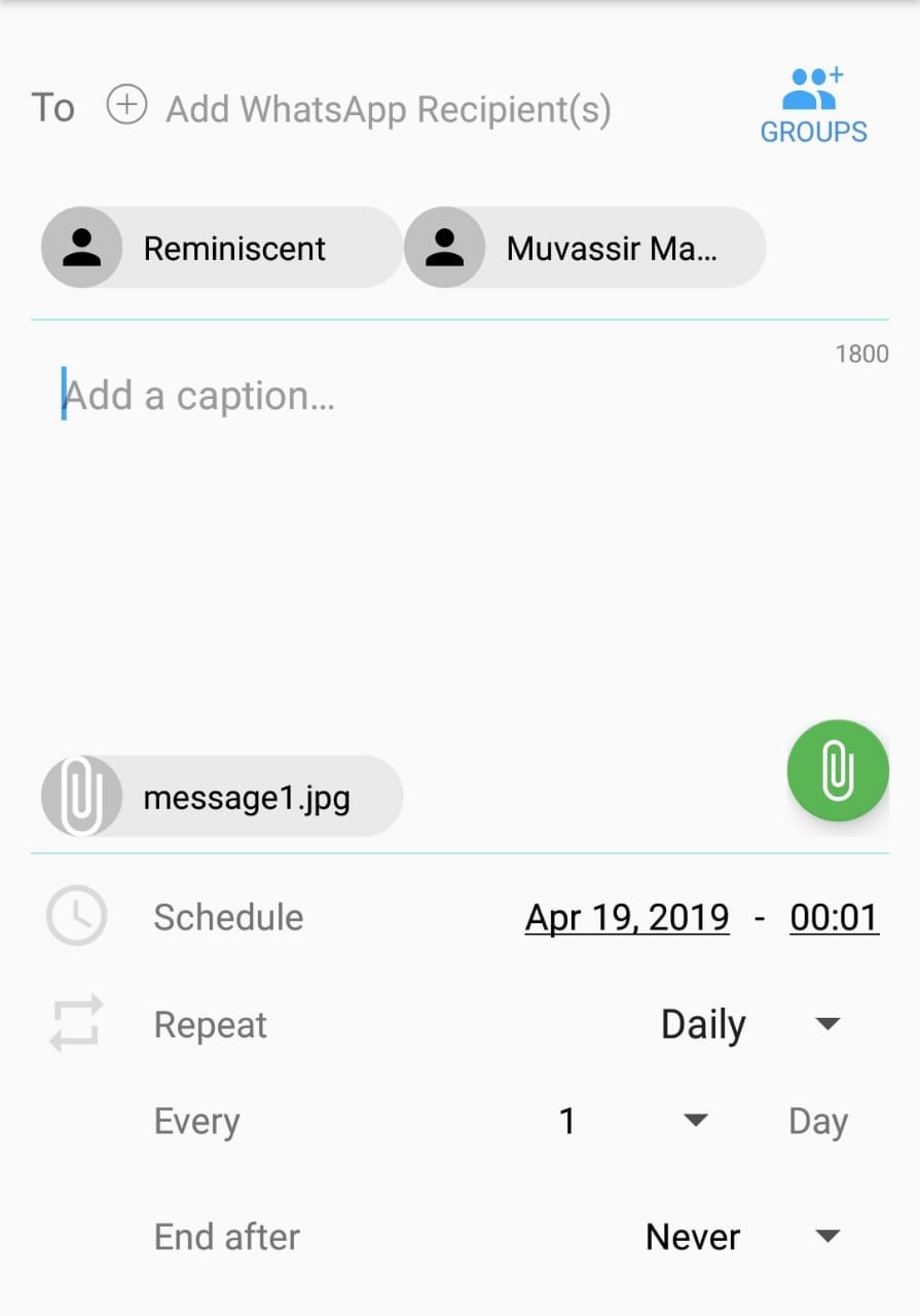 Automate WhatsApp Messages (Random Media) by using Python + Tasker + SKEDit  on Android | by Saeed Abdul Rahim | Medium