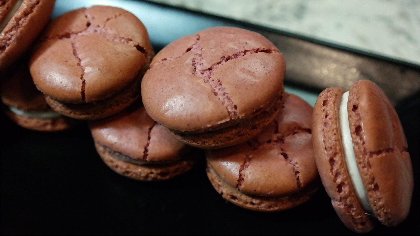 Imperfect Raspberry Cheesecake French Macarons | Recipe | by Anne ...
