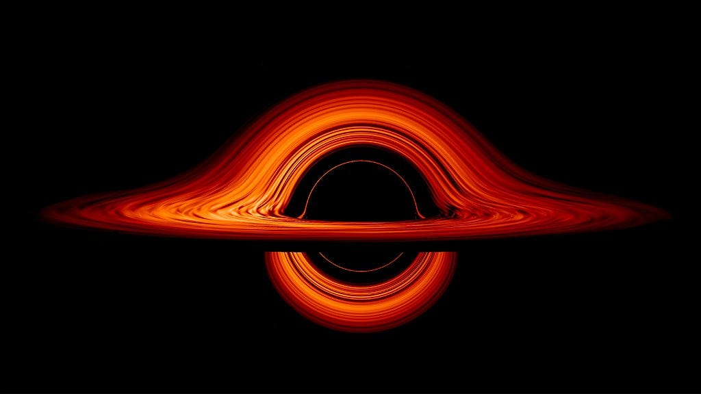 Accretion disk spinning around a black hole