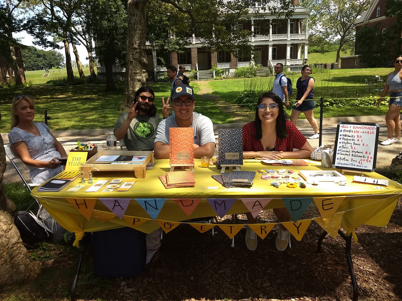 The 9th Annual Poetry Festival at Governor’s Island by Allie Herrera