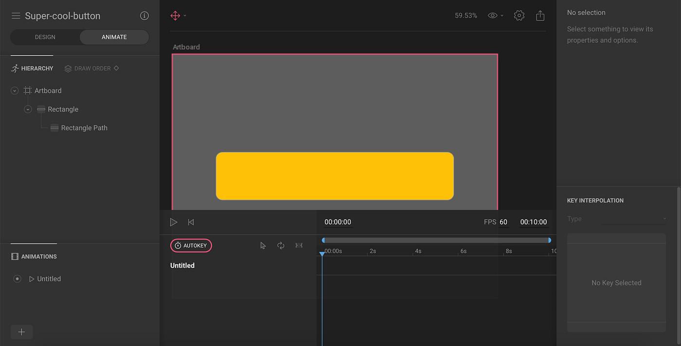 How To Create Button Animation With Flare In Flutter Part 1 Create Your First Animation By Paulina Szklarska Flutter Community Medium