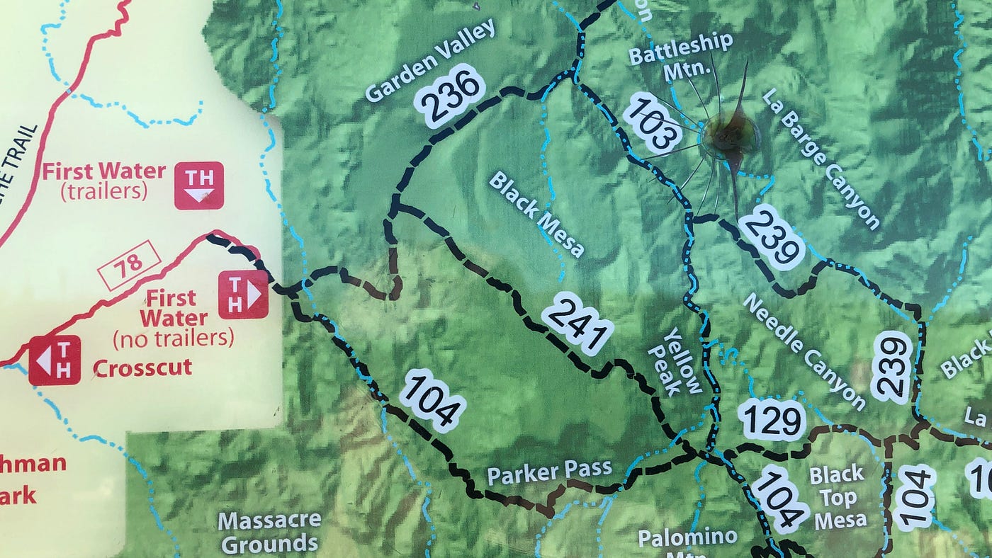 Superstition Mountain Trails Map Lost Mesa Loop In Superstition Wilderness 9 To 5 Hiker