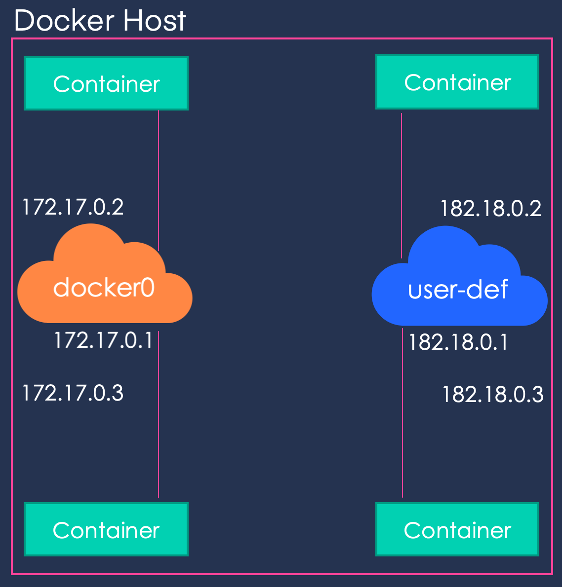 docker network host