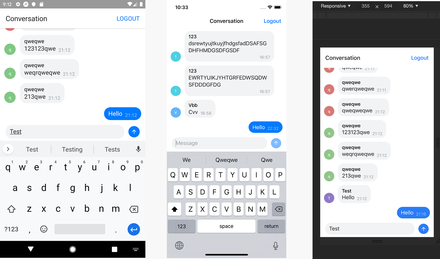 Tutorial: How To Build A Chat App With React Native And Backend | by Artem  Bogoslavskiy | codeburst