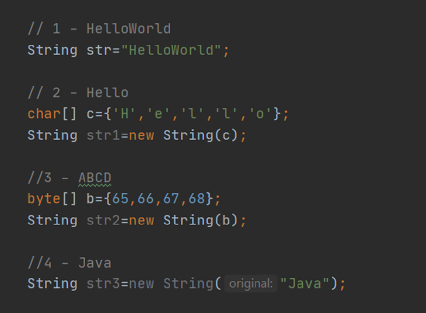 Creating Strings in Java. String is simply a collection of… | by ...