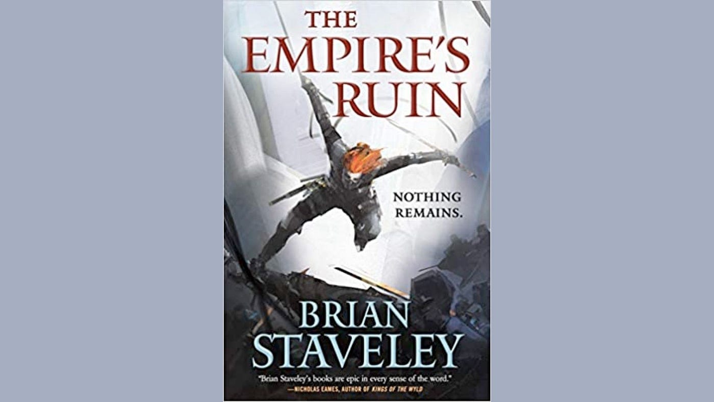The Empire's Ruin' is an epic, engrossing fantasy novel | by Thomas Jenkins  | The Coastline is Quiet | Medium