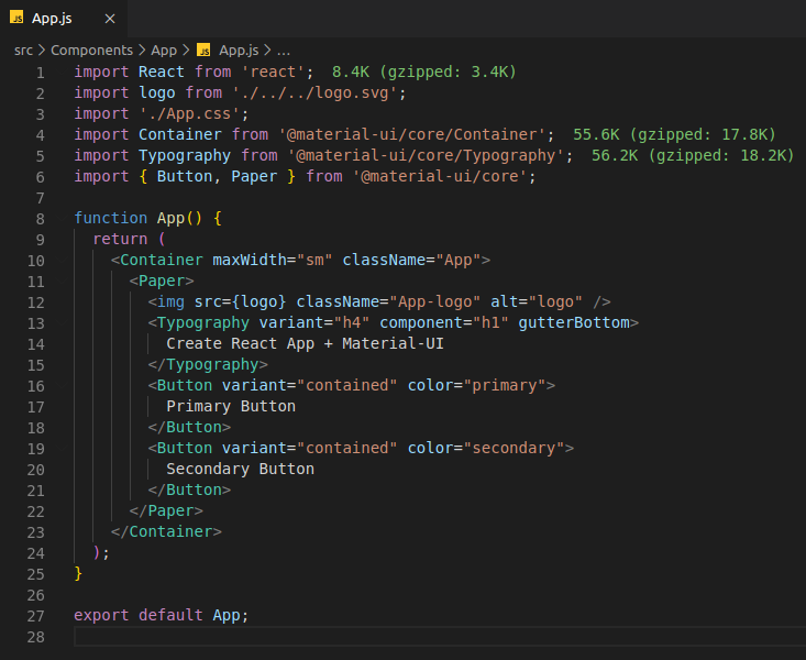 Creating a React App with Create-React-App and Material-UI | by Martin ...