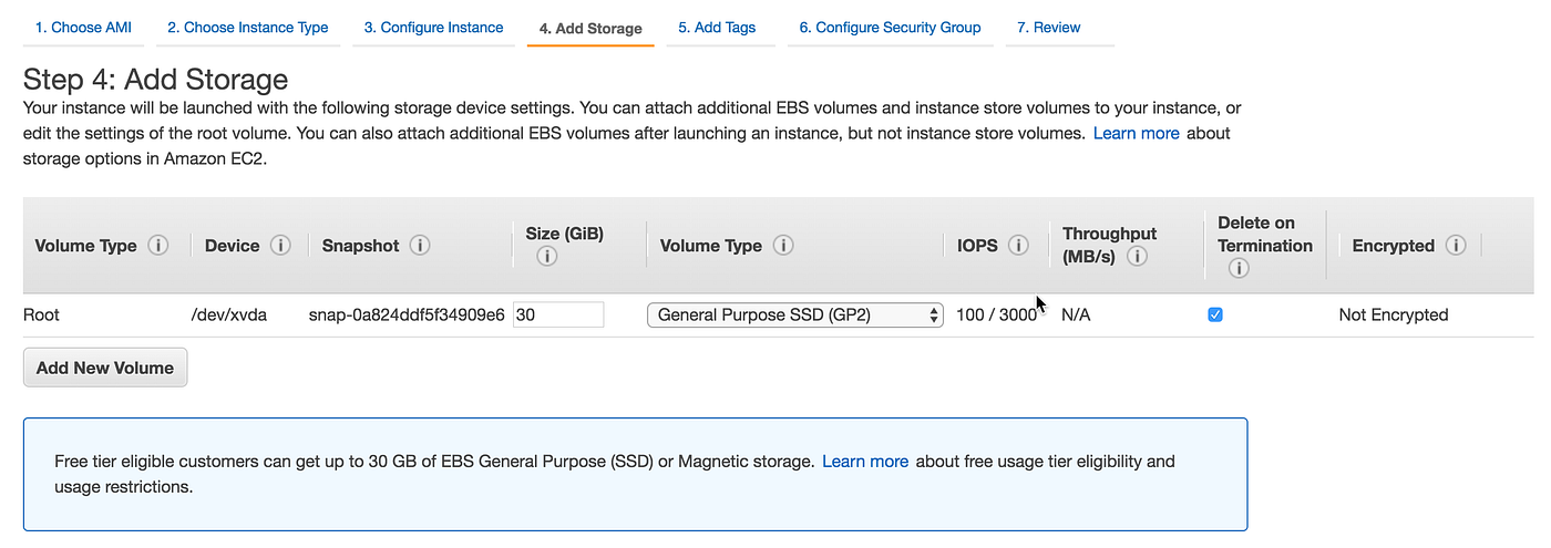 running ethereum node on aws