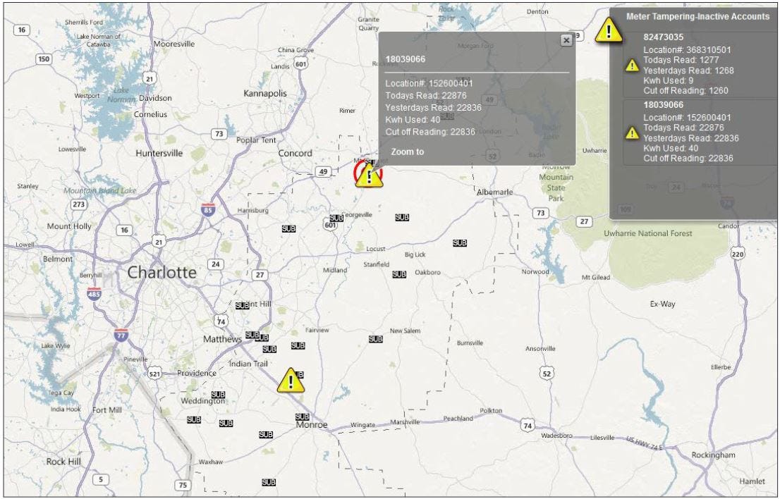 Mapping Improves Operational Awareness Esri Medium - in the first!    week of its use the union power operations dashboard s widget recovered 3 000 in meter tampering
