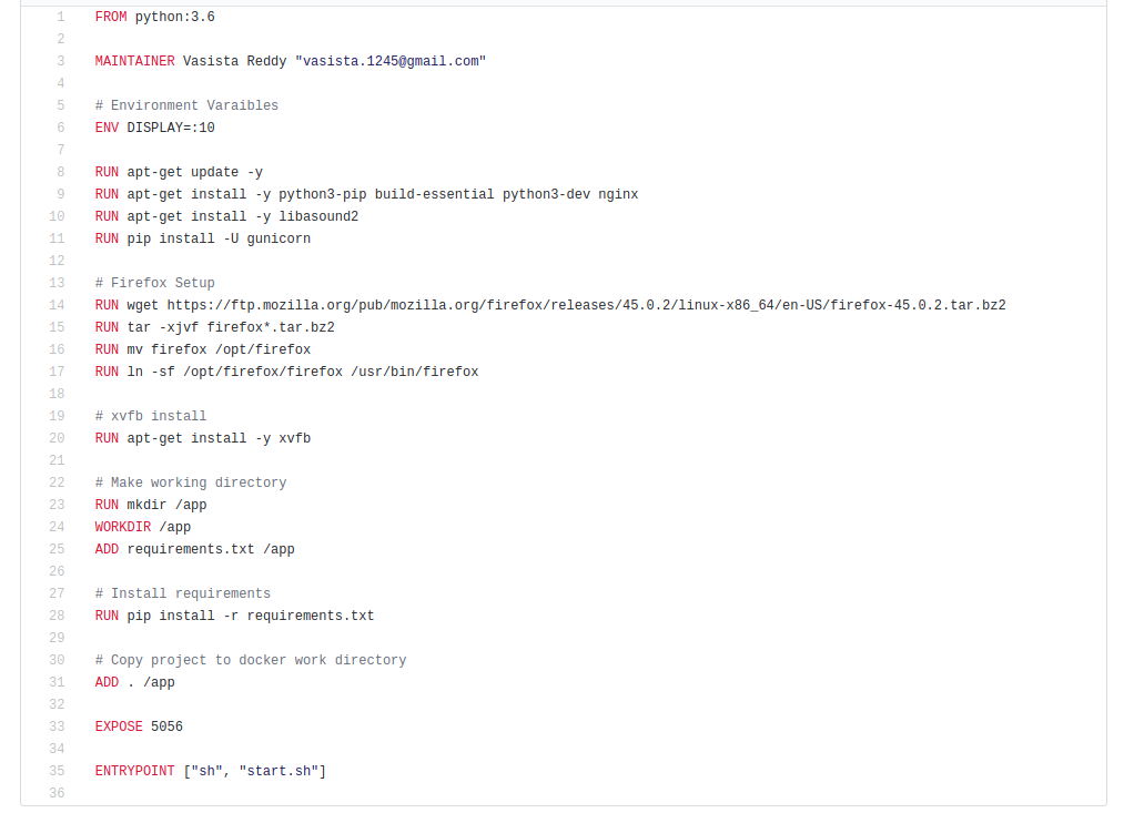 Configuring Selenium Firefox Docker with Gunicorn Flask application by Vasista Reddy Medium