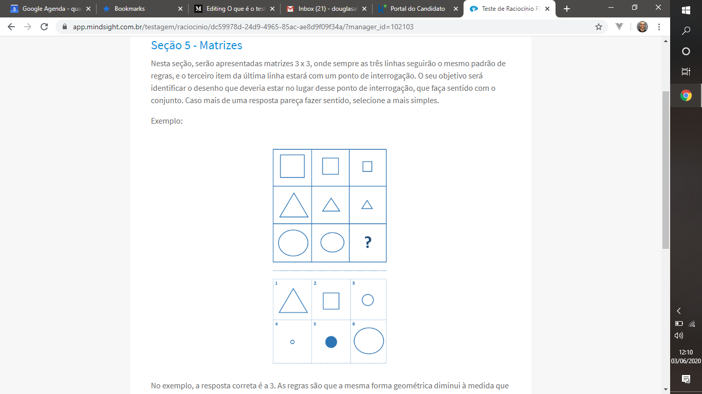 Teste Situacional Mindsight Respostas - RETOEDU
