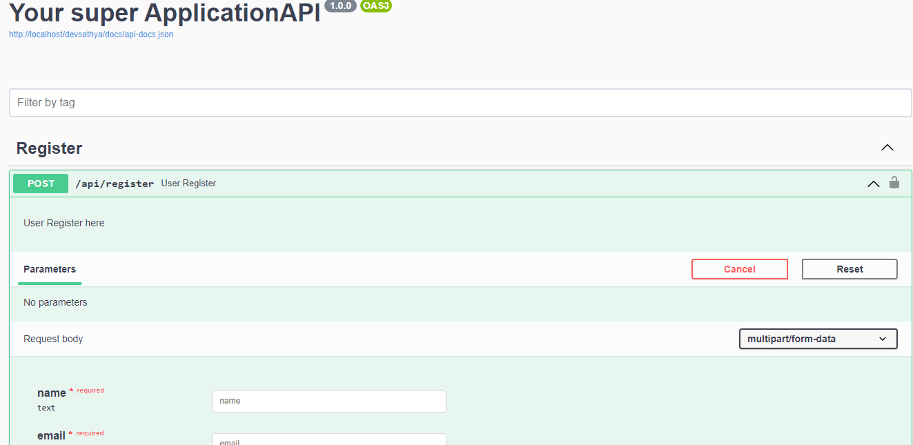 Laravel Secure Rest API with Swagger | by LearnWithSathya | Medium