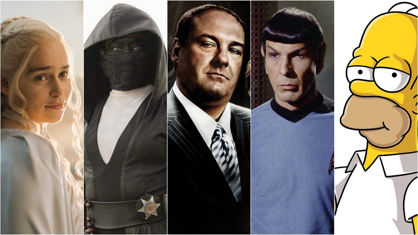 50 Best Tv Characters Of All Time By David Medium