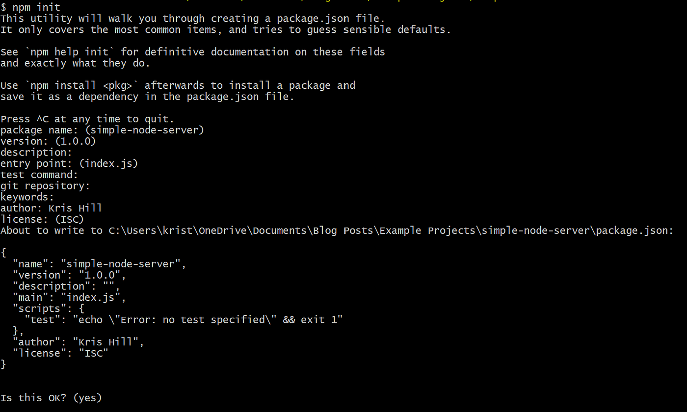 Set Up and Run a Simple Node Server Project | by Kris | Level Up Coding