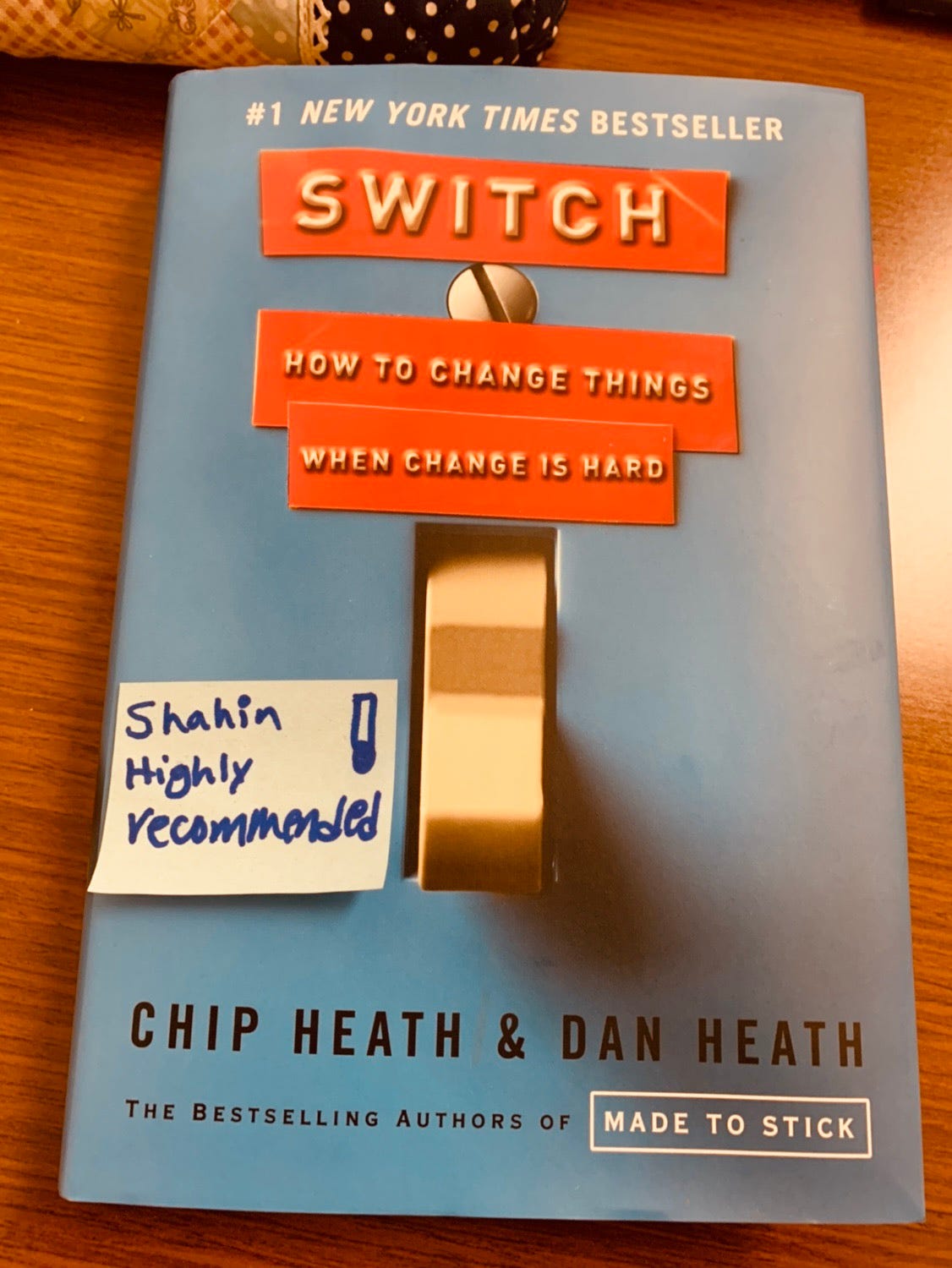 Day 6 SWITCH How to change things when change is hard by