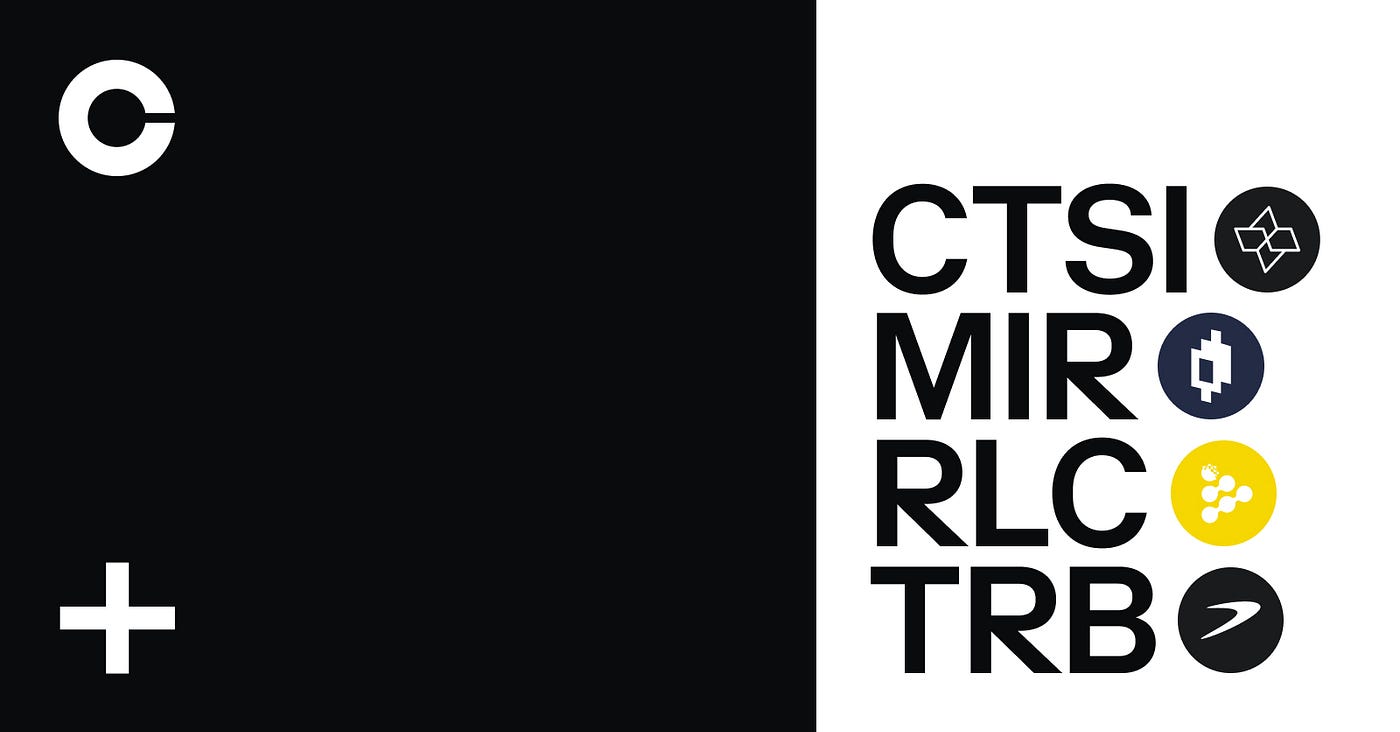 Cartesi Ctsi Iexec Rlc Mirror Protocol Mir And Tellor Trb Are Launching On Coinbase Pro By Coinbase The Coinbase Blog Cartesi Ctsi Iexec Rlc Mirror Protocol Mir And Tellor Trb Are Launching On Coinbase Pro By Coinbase The Coinbase Blog