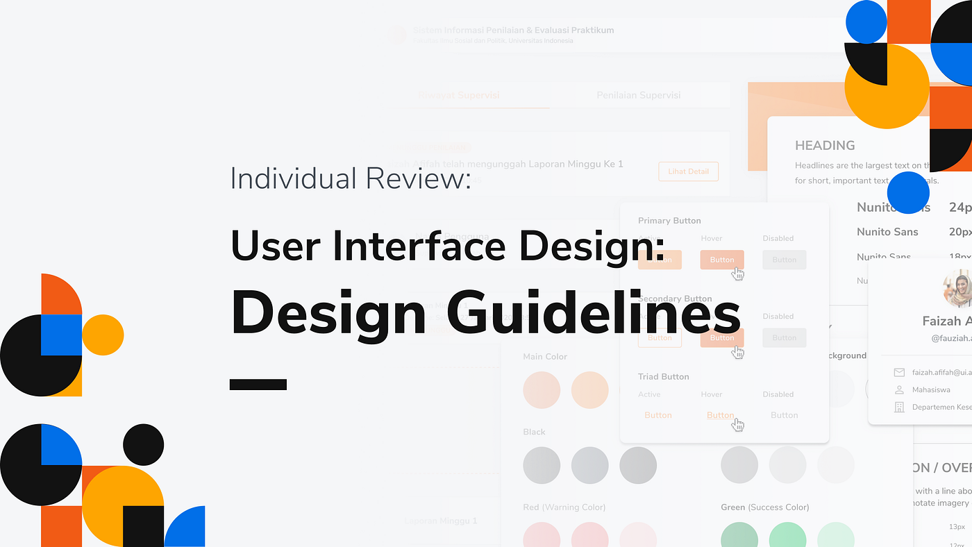 User Interface Guideline 101 — Design Guide for Academic Website | by ...