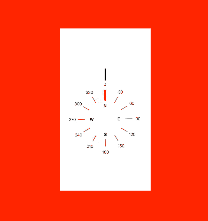 Build A Compass App With Swiftui Building This Simple Compass App Took By Darren Archived Flawless Ios Medium