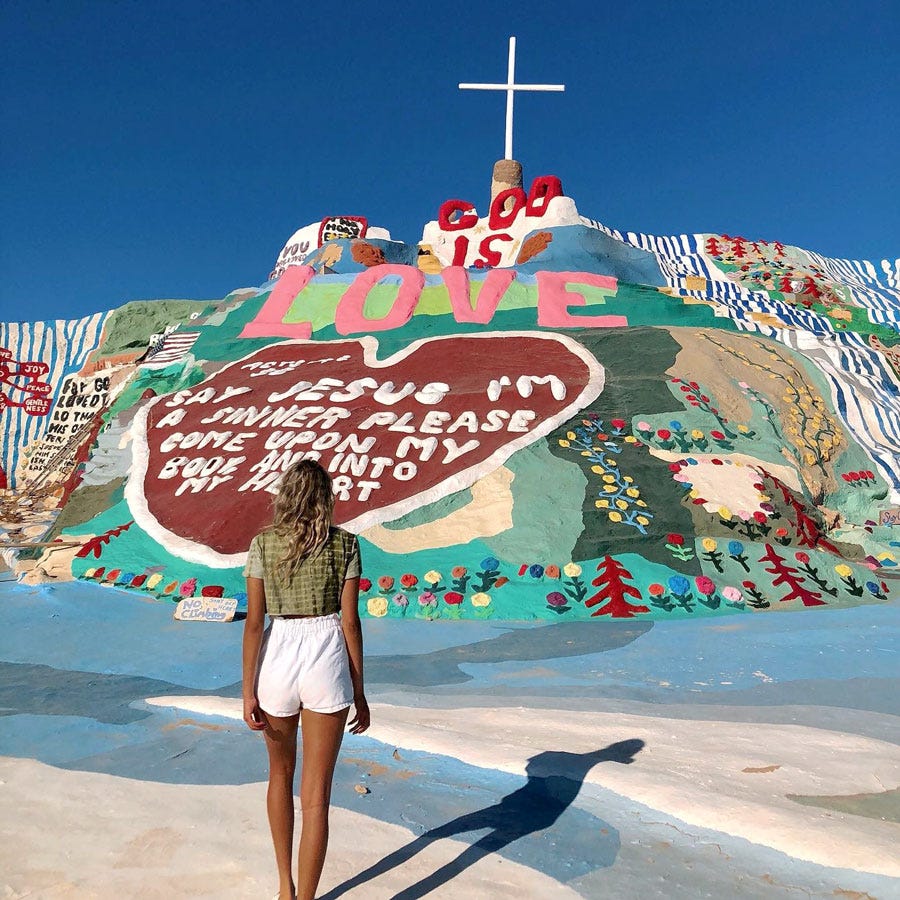 Behind The Gram Salvation Mountain By Maddie Kim Airbnb Magazine Medium