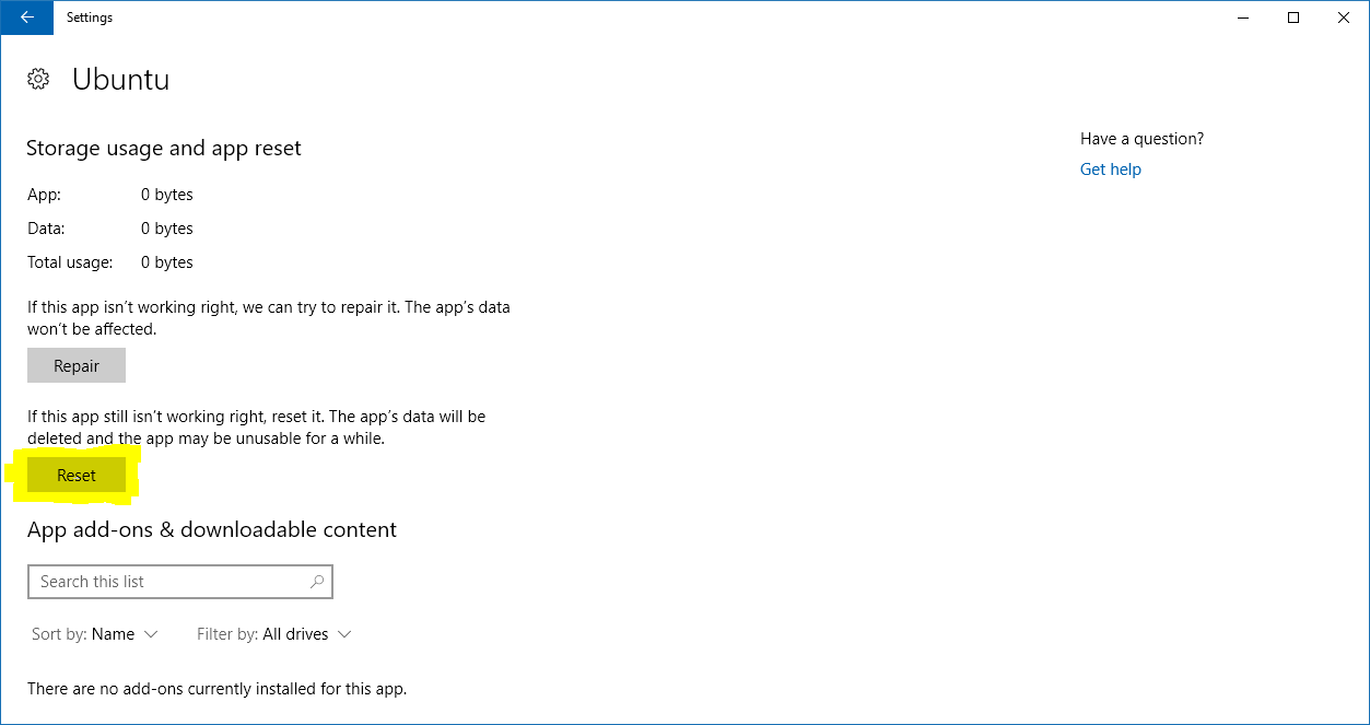 How To Reset Ubuntu and Other Linux Distributions In Windows