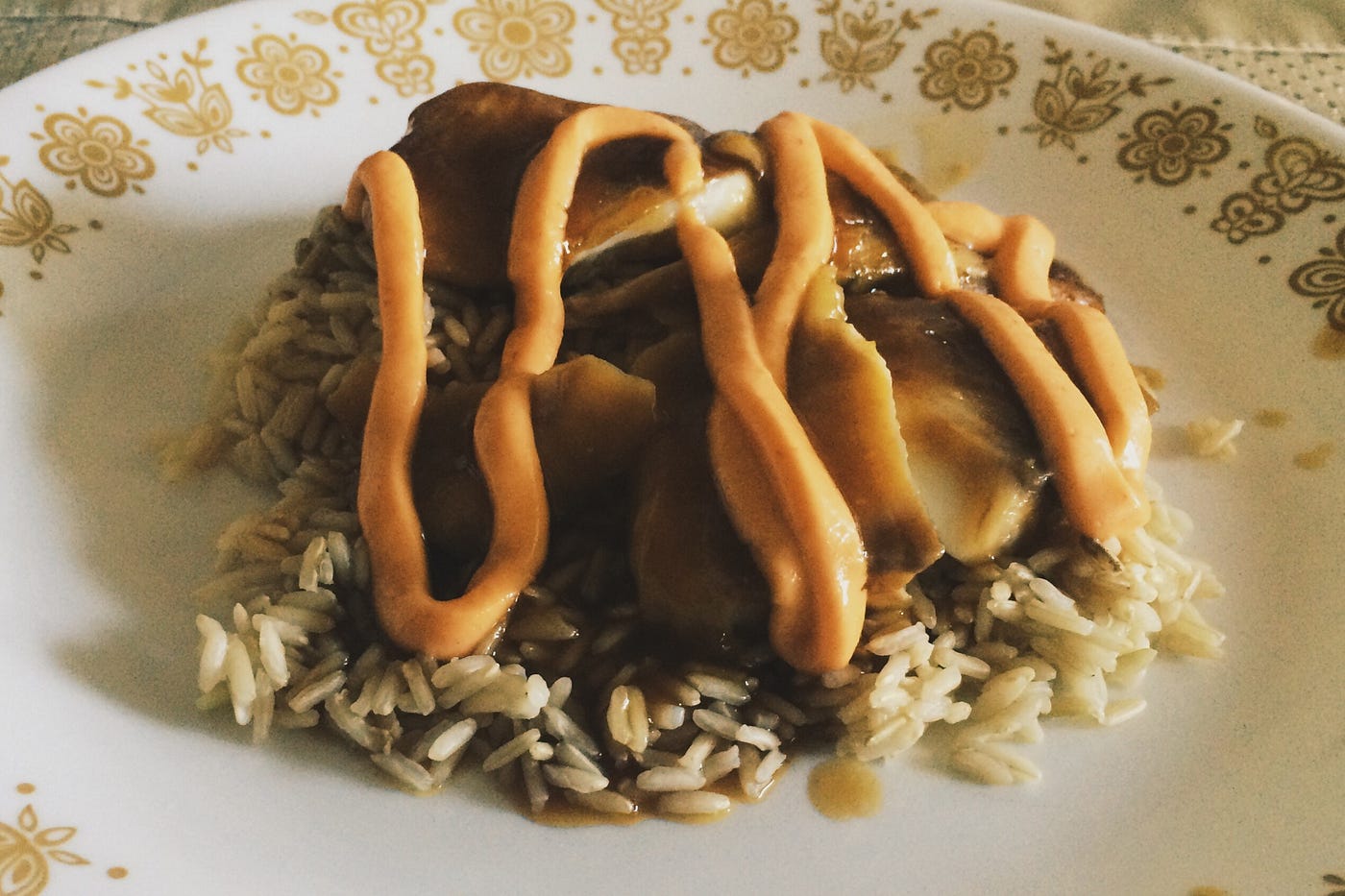 Recipe 11 Teriyaki Tilapia with Sriracha Cream Sauce by Sarah