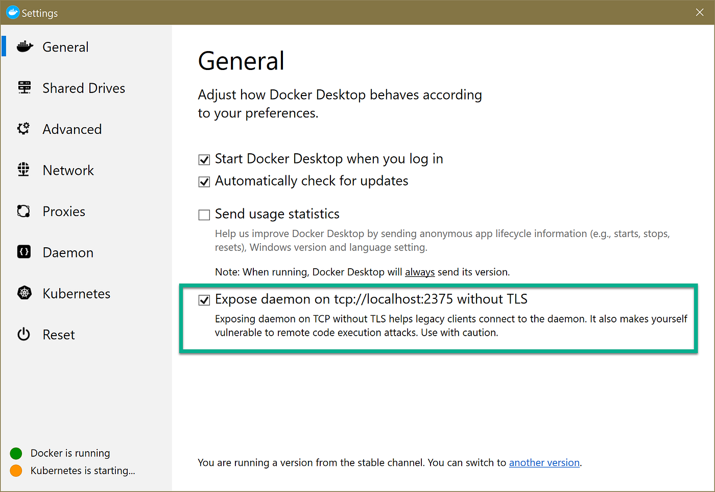 Using Docker with Windows Subsystem for Linux (WSL) on Windows 10 | by  Callback Insanity | Medium