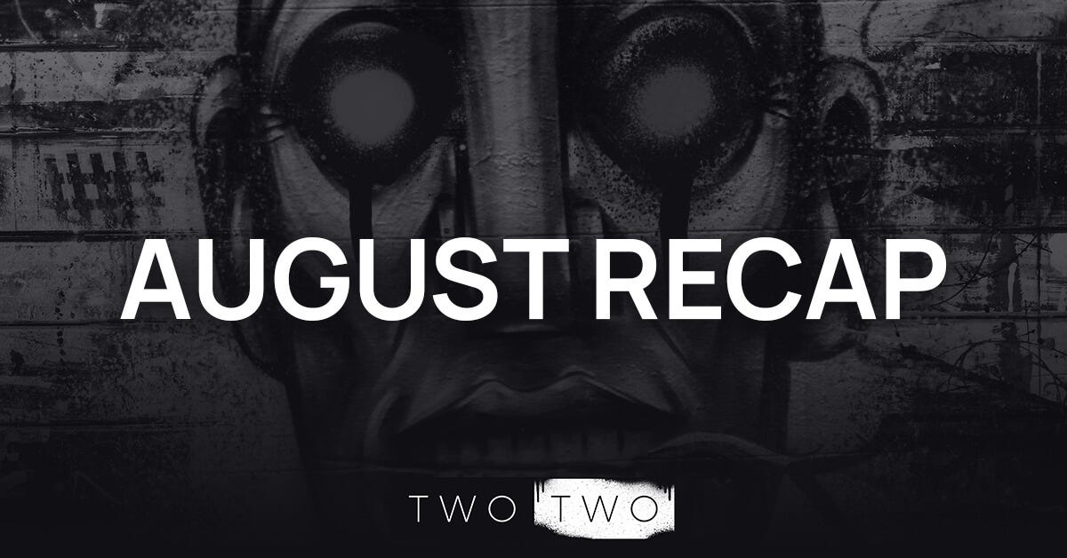 August Recap Banner Image