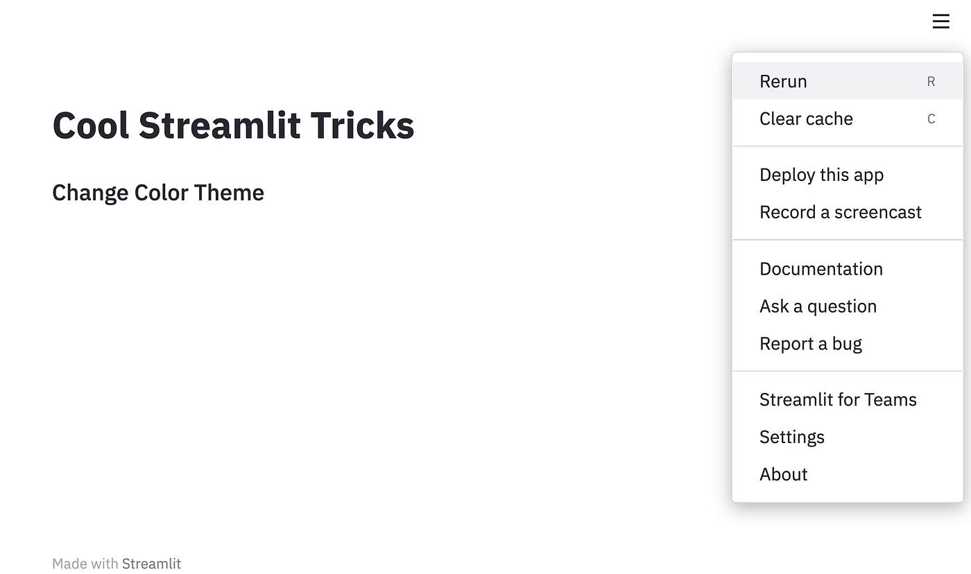 Streamlit Python Cool Tricks to make Your Web-Application look better ...