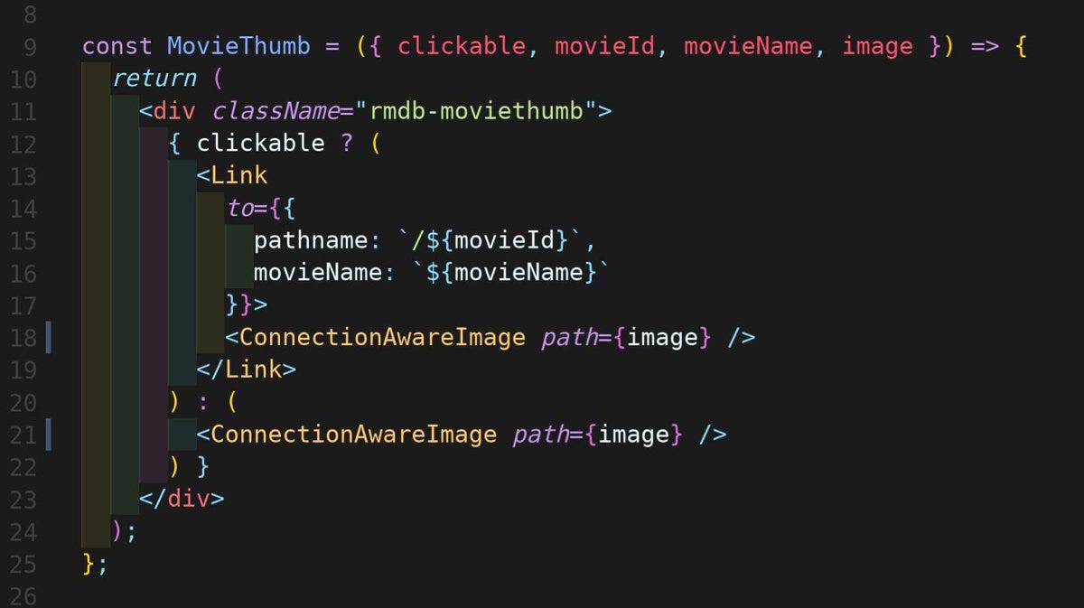IndentRainbow tool for making indentation in your code HTML more