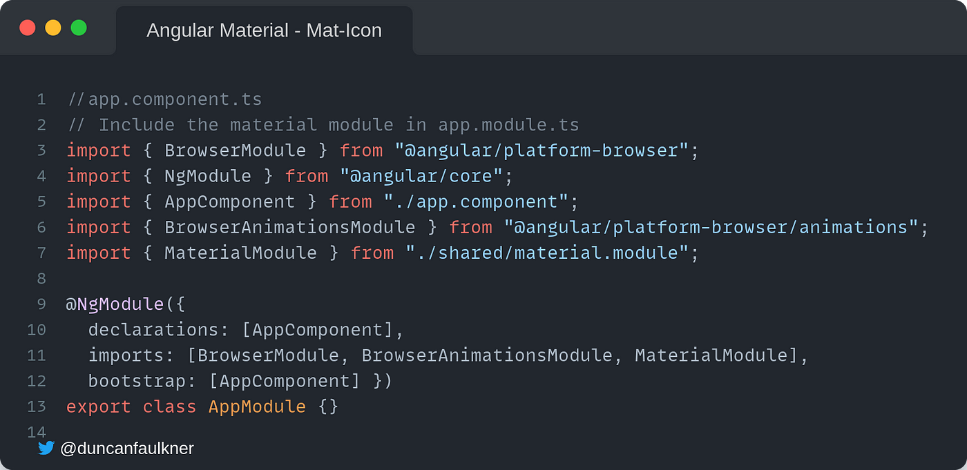 How to: Use Angular Material's Mat-Icon with local SVG Images? | ngconf