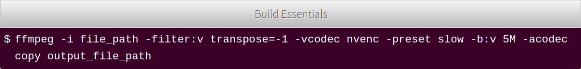 ffmpeg filter documentation ffmpeg filter documentation