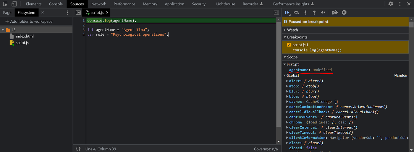 Hoisting of var, let and const in javascript by sathithyayogi Jul
