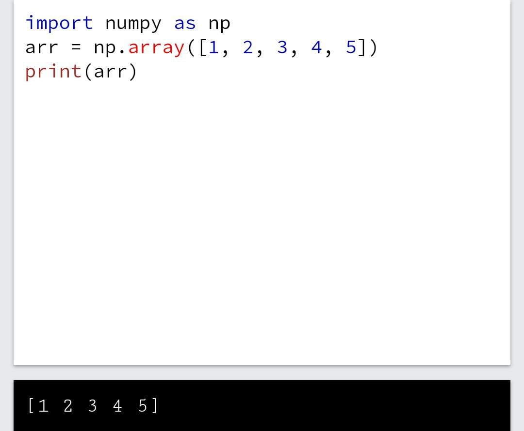 NumPy…. * NumPy is a Python package. | by pavithra vinayagam | Medium