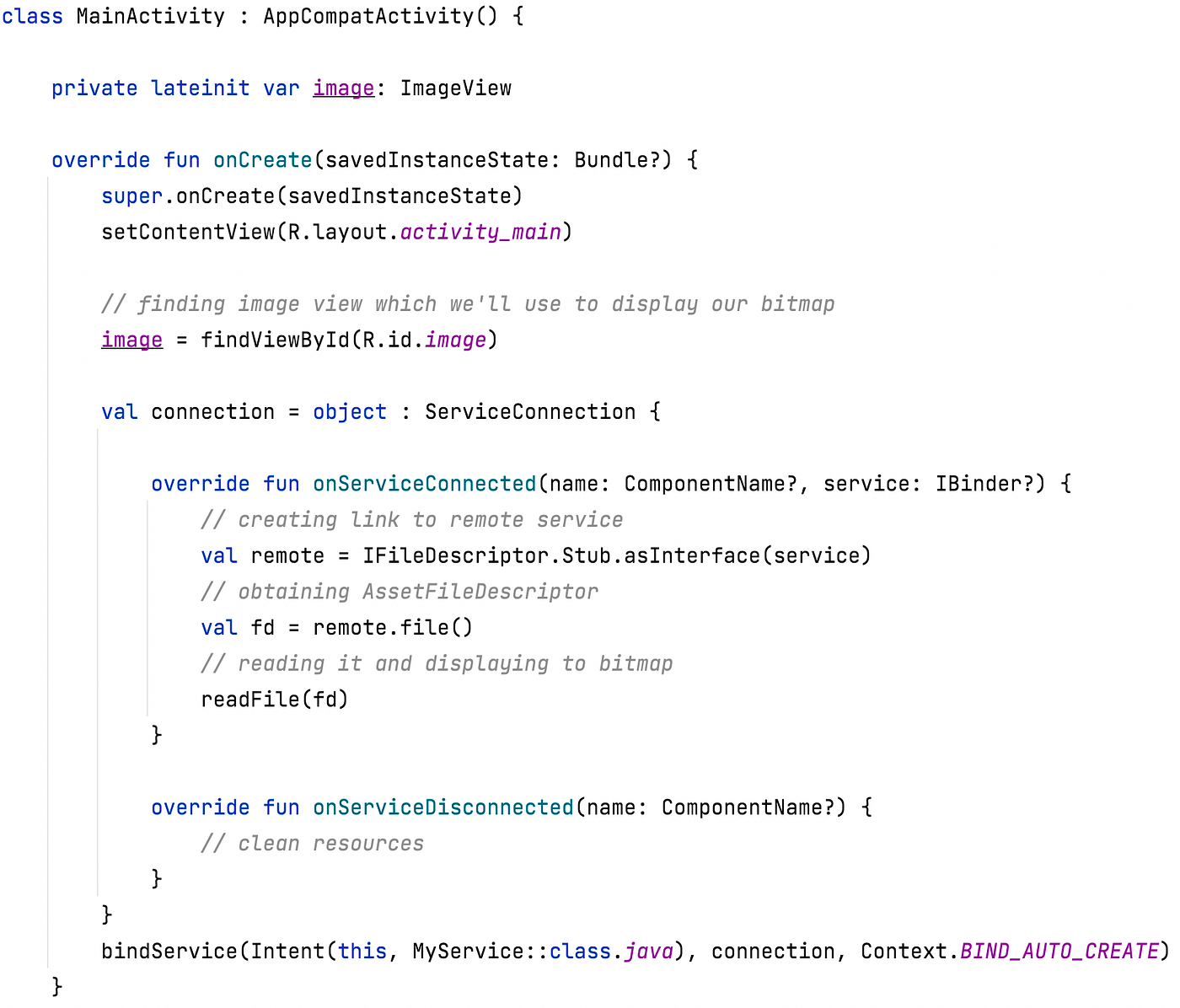 Passing 10MB Bitmap to another process using File Descriptors in