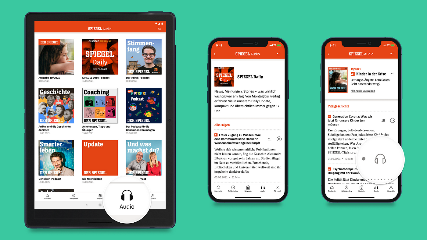 Auf dem Weg zum Audio-Abo — wie wir Audio+ gebaut haben | by DEV SPIEGEL |  Medium
