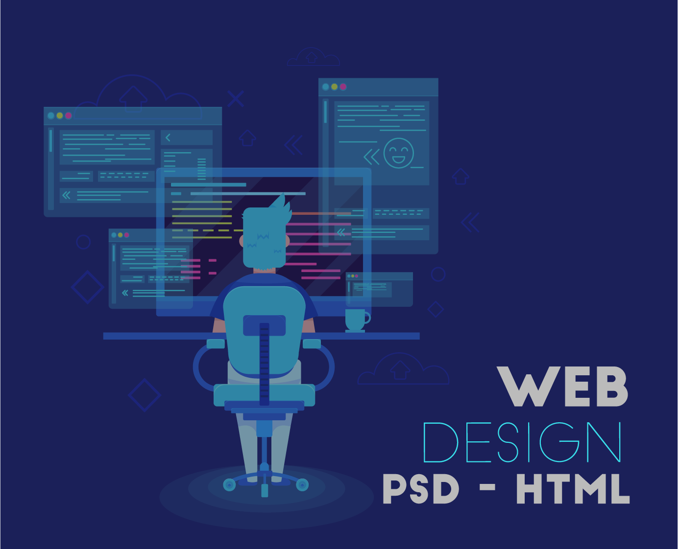 The process to convert PSD image file to HTML code (Part 1) | by Alaila  Ladera | typeiqs | Medium