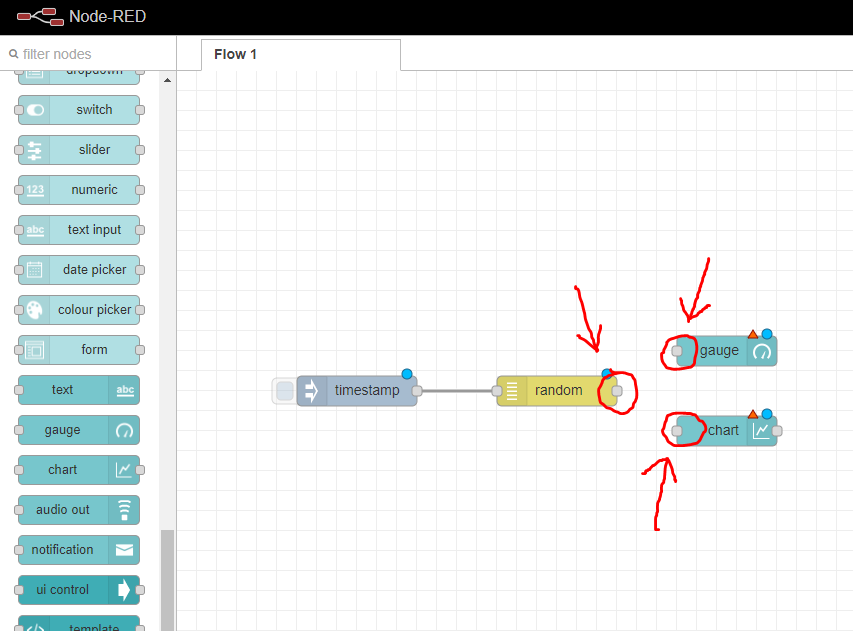 NodeRed การใช้ Filter InjectRandom by Boonyarit Medium
