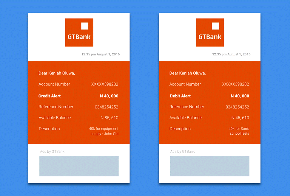 Day 17 Email Receipt Design Gtbank Firstbank And Diamond Bank Case Study By Chimdindu Aneke 100 Days Of Ui Ux Design Medium