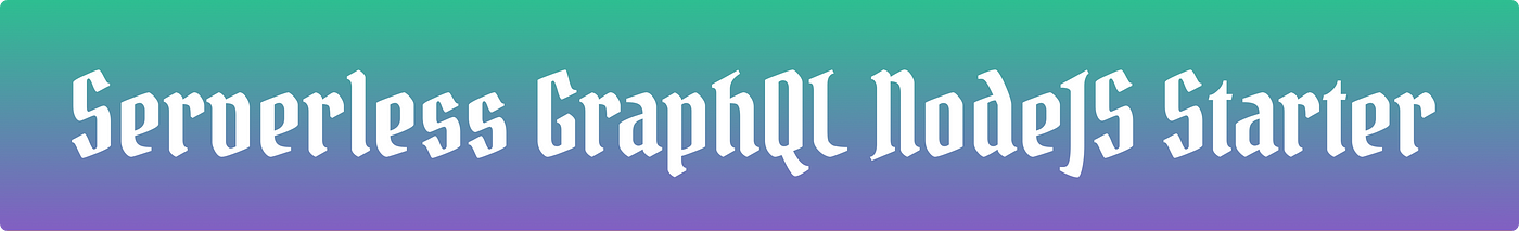npm serverless-graphql-apollo