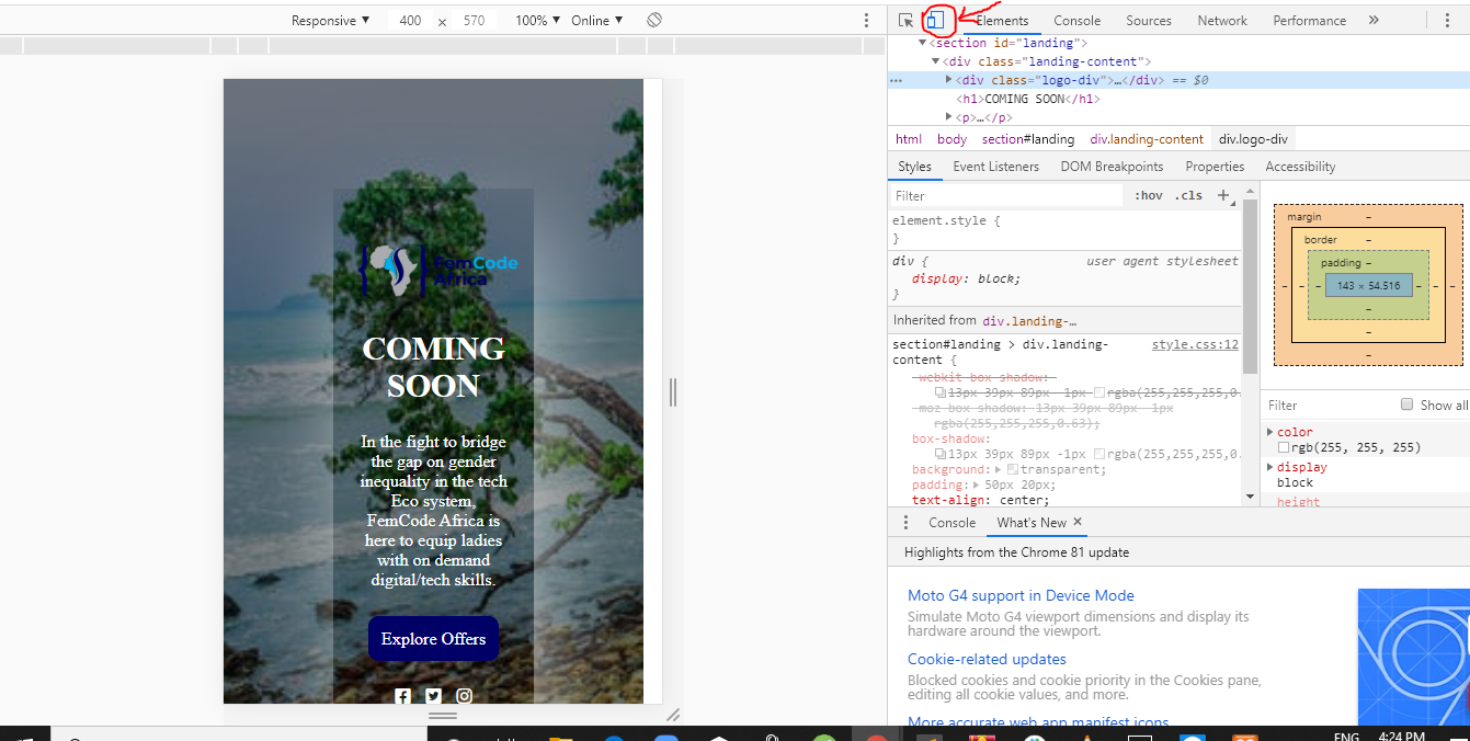 Building a Coming Soon Page Using Html and Css. | by chidinma njoku ...