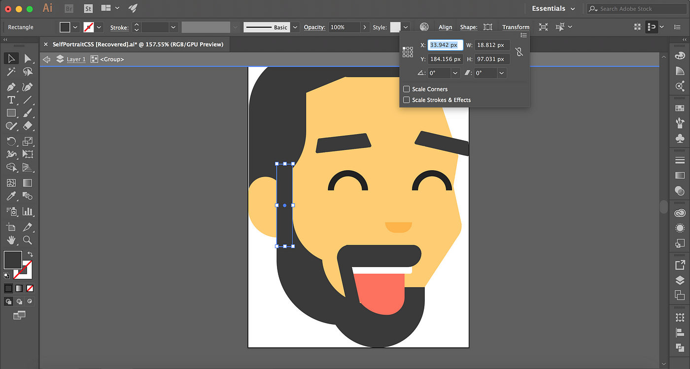 How to Draw Your Face in CSS. With the job hunt season well underway ...