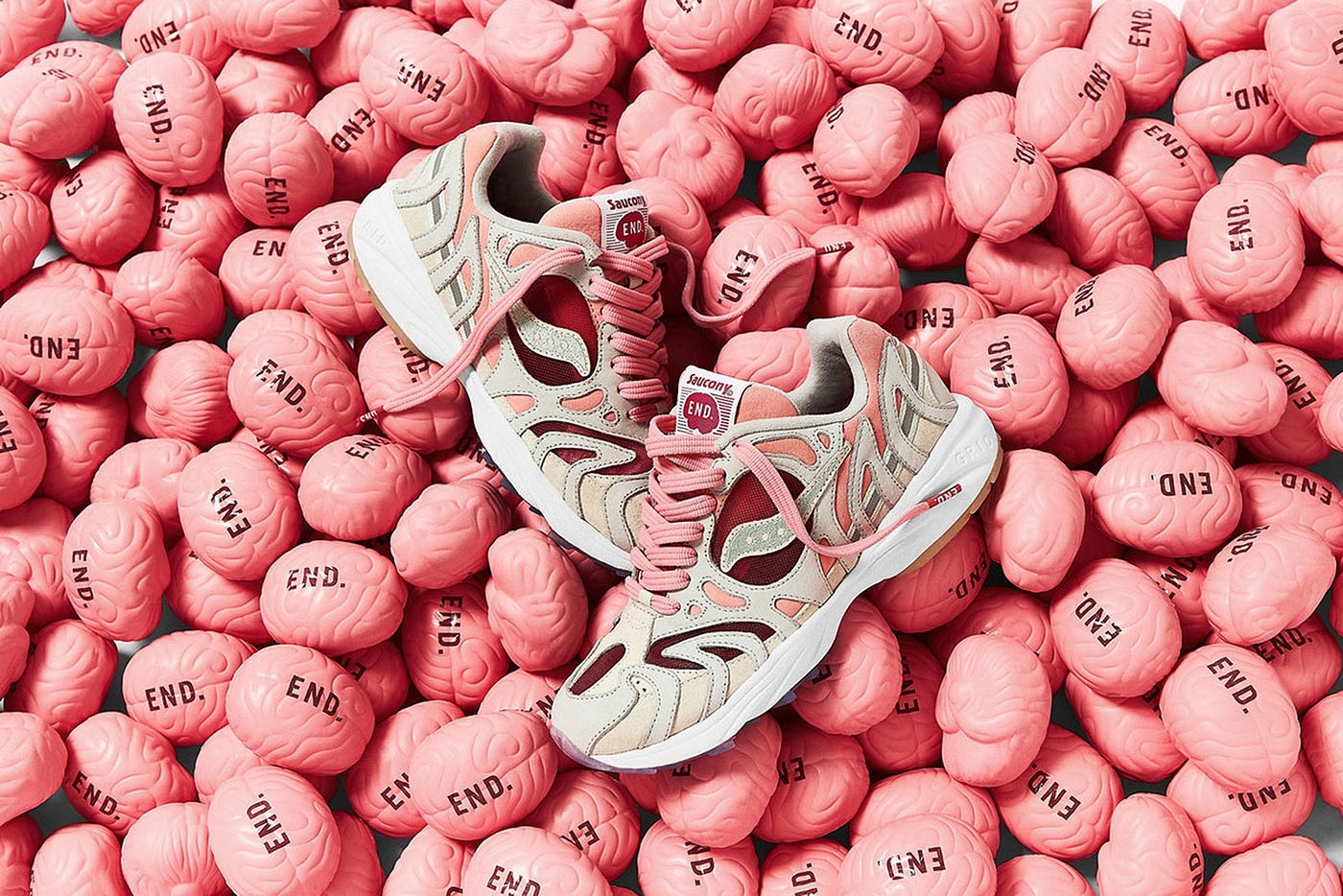 END. X Saucony Azura 2000 sneakers