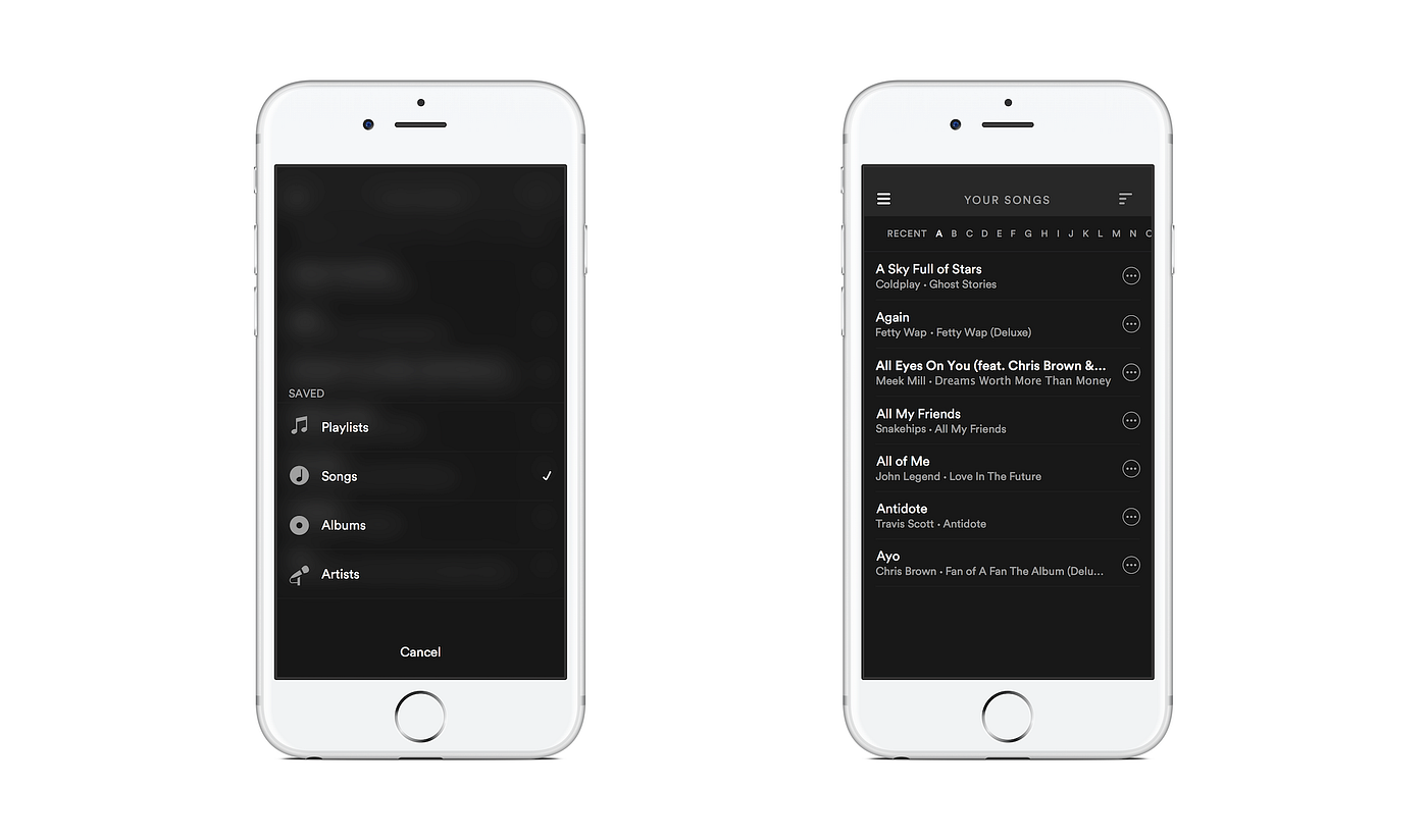 Spotify For IOS Redesign I m A Huge Fan Of The 2014 Redesign Of By 