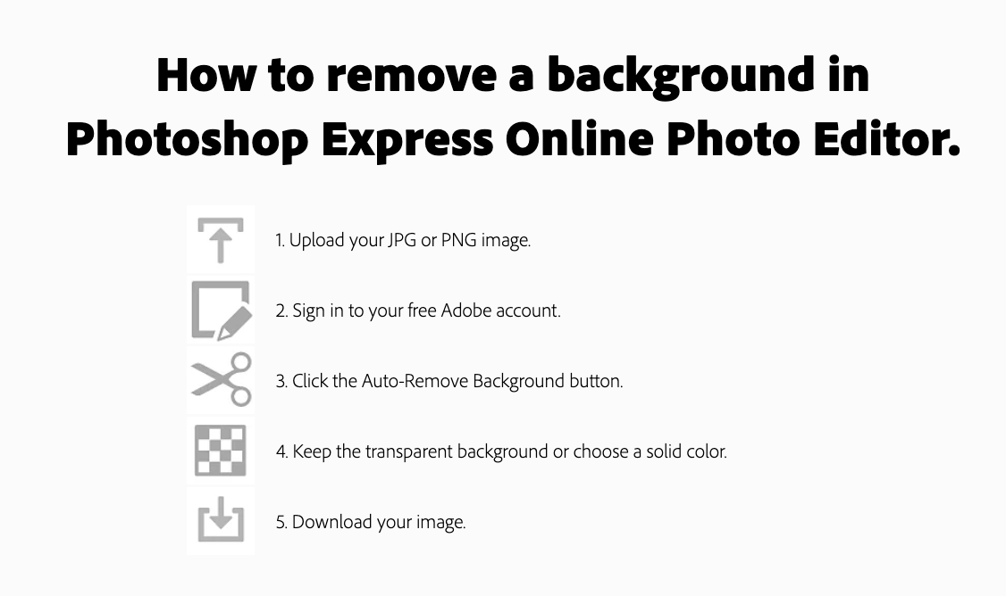 Remove a background in 3-seconds with Photoshop Express for free. | by  Kristi Pelzel | Upskilling | Medium