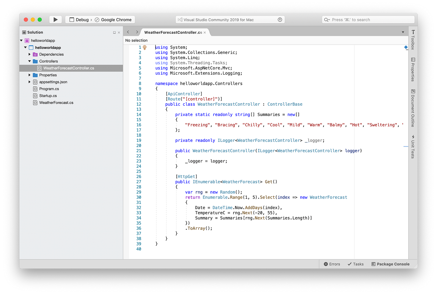 RESTful API with VSC for Mac — via project template (API) | by shah.hassan  | Medium