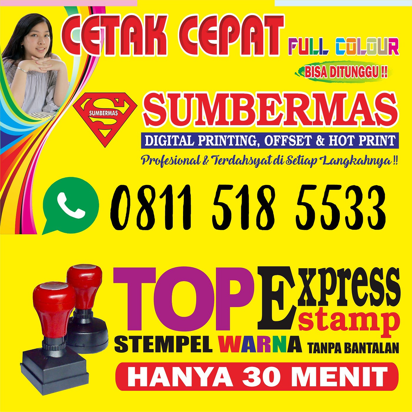 Berkualitas Wacall 08115185533 Percetakan Undangan