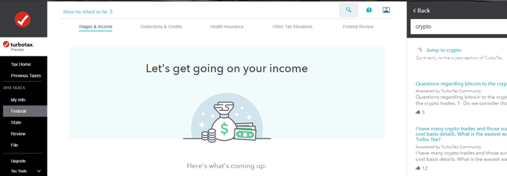 Turbotax And Bittaxer A Collaboration To Simplify Cryptocurrency Tax Filing For The 2018 Tax Season By Bittaxer Bittaxer Medium