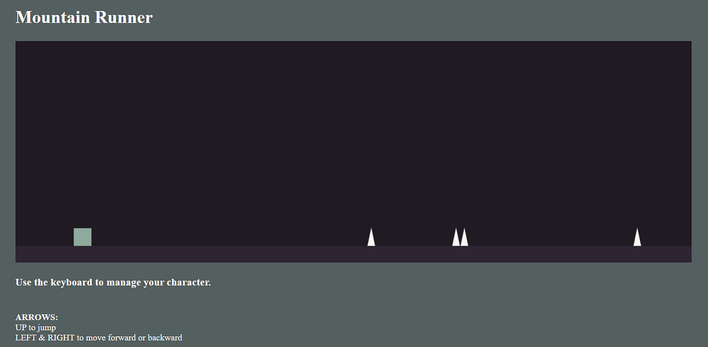 Creating A Simple 2D Game With HTML5 & JavaScript | by Jessica Torres |  Level Up Coding