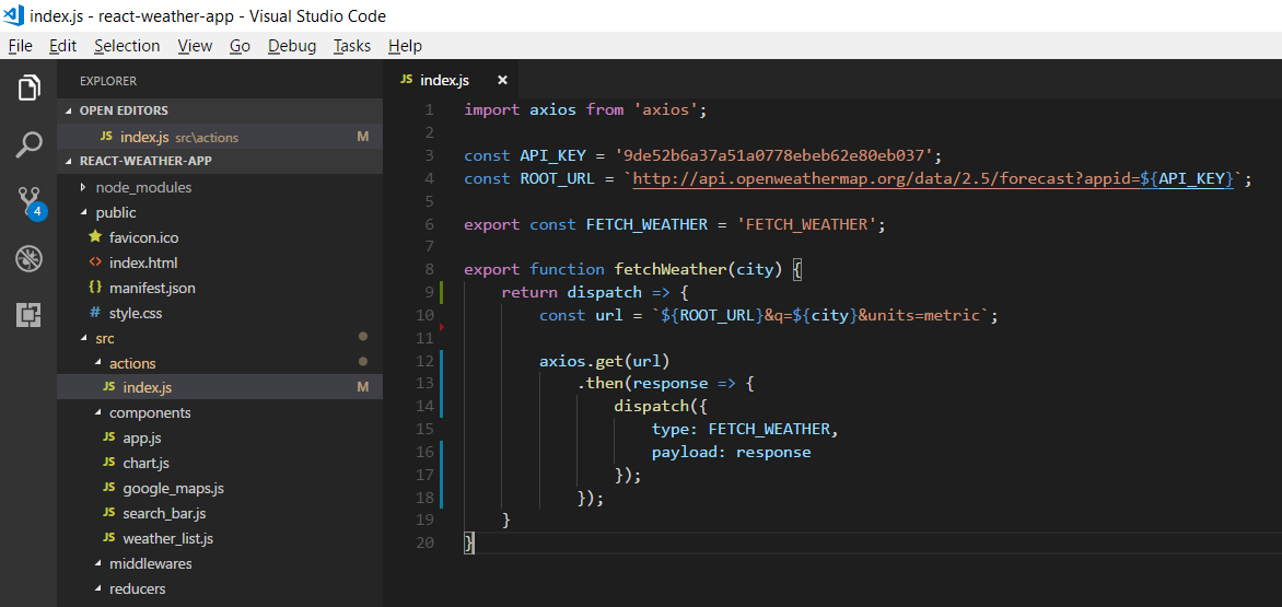 React series — Weather App — Part 5 | by Leonardo Bruno Lima | Medium